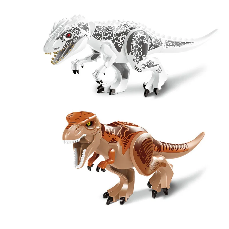 Оригинальный мир Юрского периода тираннозавр рекс строительные блоки динозавр