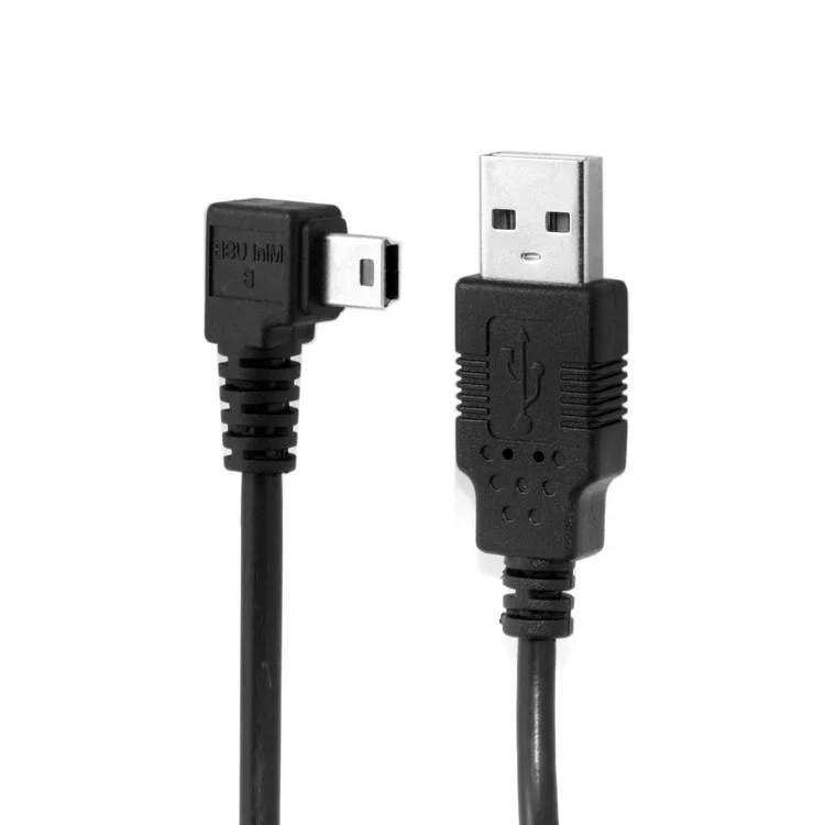 Кабель для передачи данных Mini USB B 5-контактный штекер под прямым углом 90 градусов 2