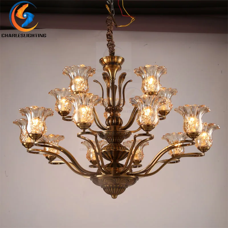 

CHARLESLIGHTING Fifteen Heads Base E14 New Classic Post magic hanging light stylish sphere ball industrial LOFT Iron droplight