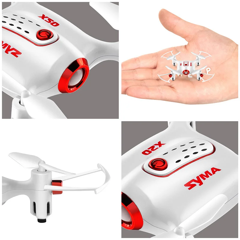 SYMA официальный X20 мини Дрон Радиоуправляемый квадрокоптер вертолет 4 канала