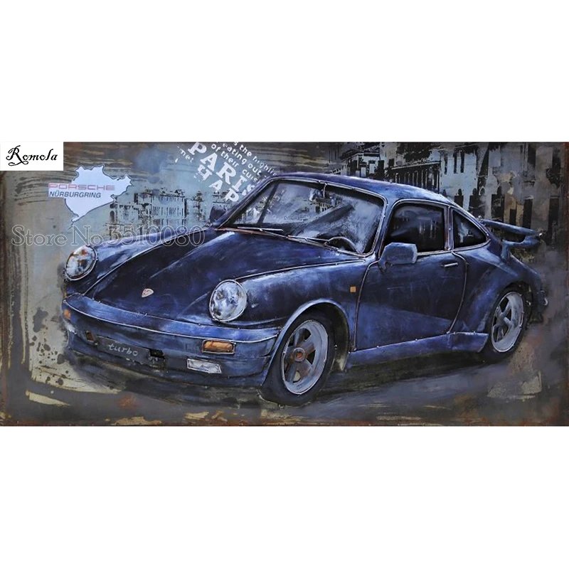 Oil painting Car room decor Embroidery Pattern full square diamond 5D DIY paintings Cross stitch kits mosaic stickers | Дом и сад