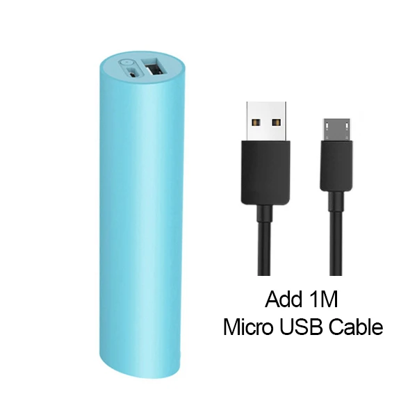 Add Micro USB Cable ZMI полный 3000 мАч банк питания Перезаряжаемый 18650 батареи мини банк питания для iPhone samsung Android смартфон - Цвет: Add Micro USB Cable