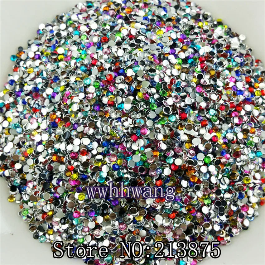 DIY 100 1000 Φ SS6/12/16/20/30 3D советы по дизайну ногтей не hotfix для детей|nail art fake nails|rhinestone pignail