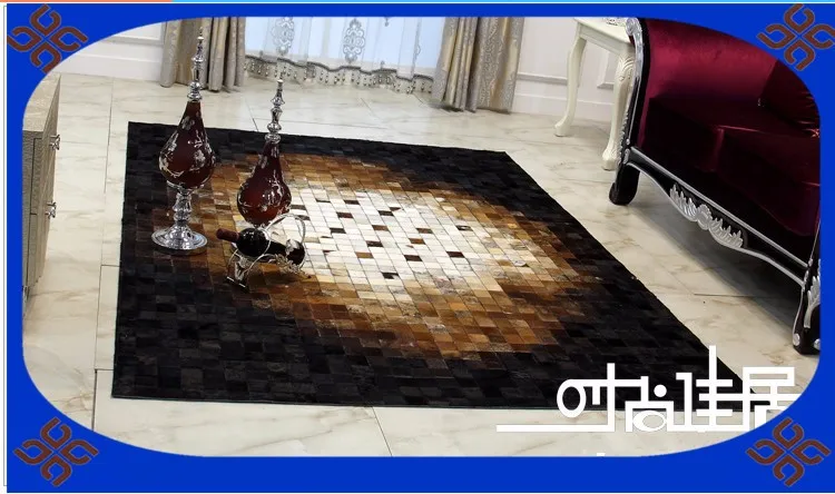 

2018 Бесплатная доставка 100% натуральный коврик из коровьей кожи альпака