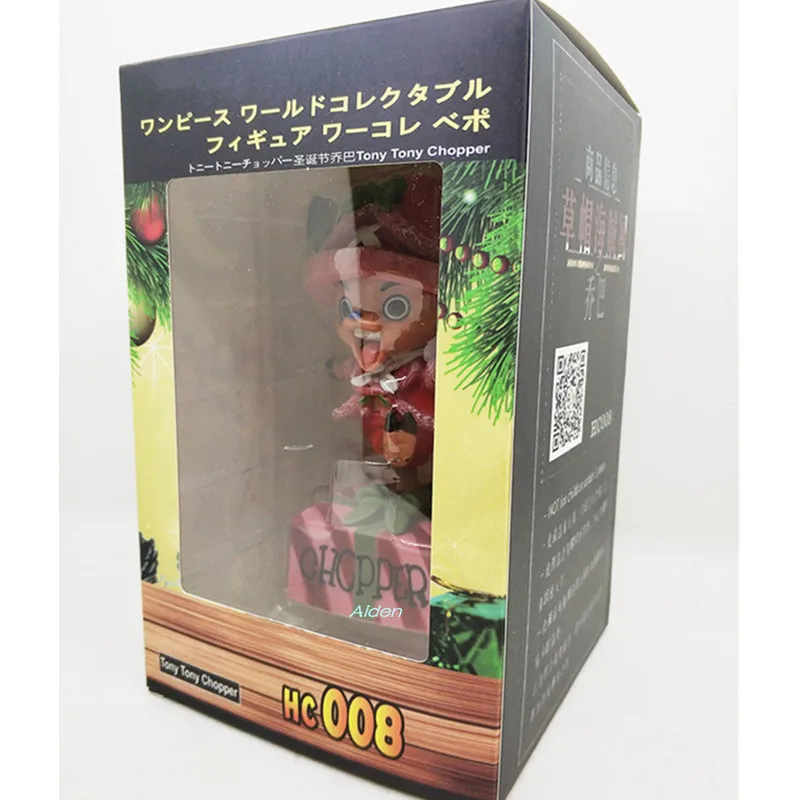 5 &quotАниме one piece соломенная шляпа Пираты Тони Чоппер Рождество вер. ПВХ фигурка