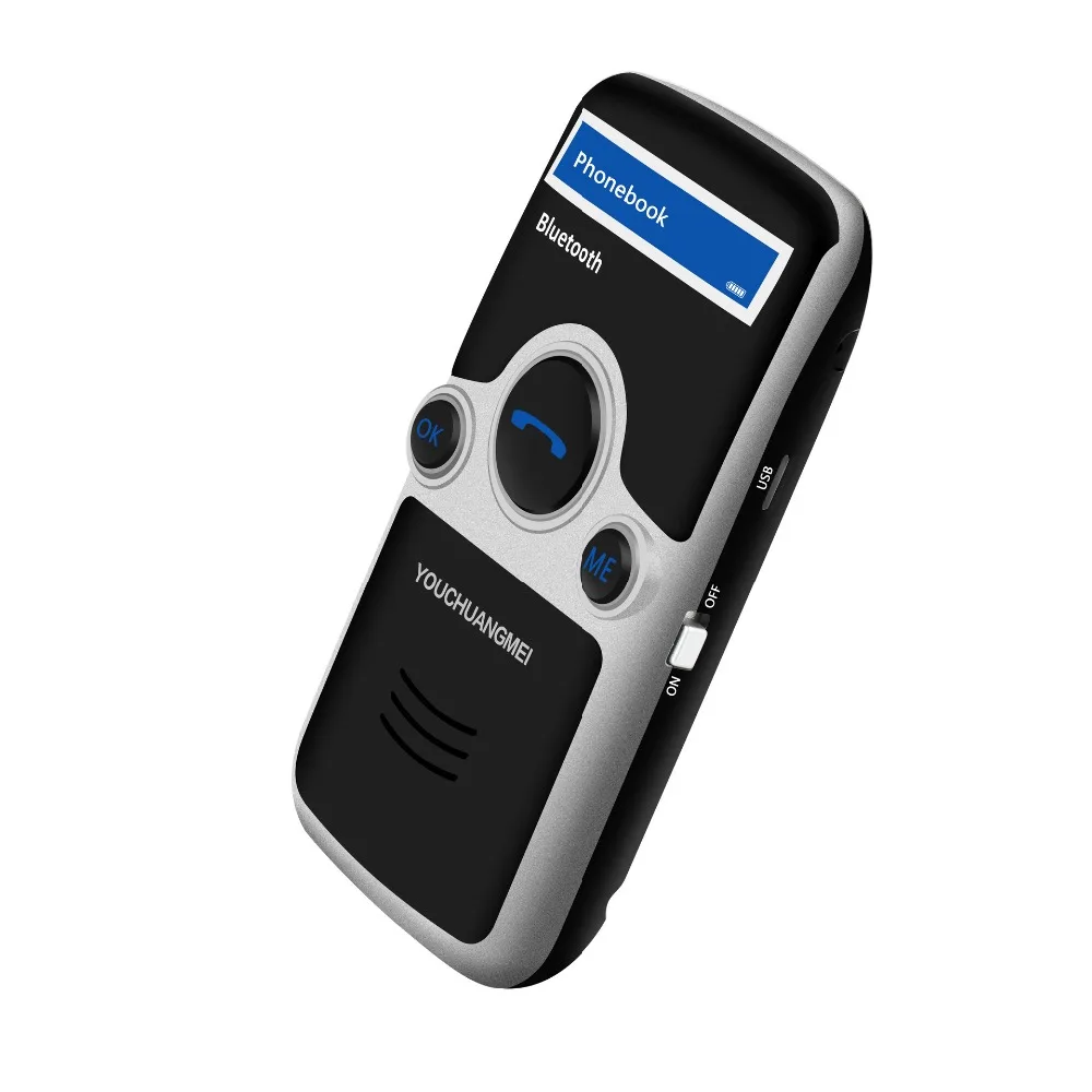 Siparnuo hands free для автомобиля солнечная мощность Bluetooth автомобильный комплект ЖК