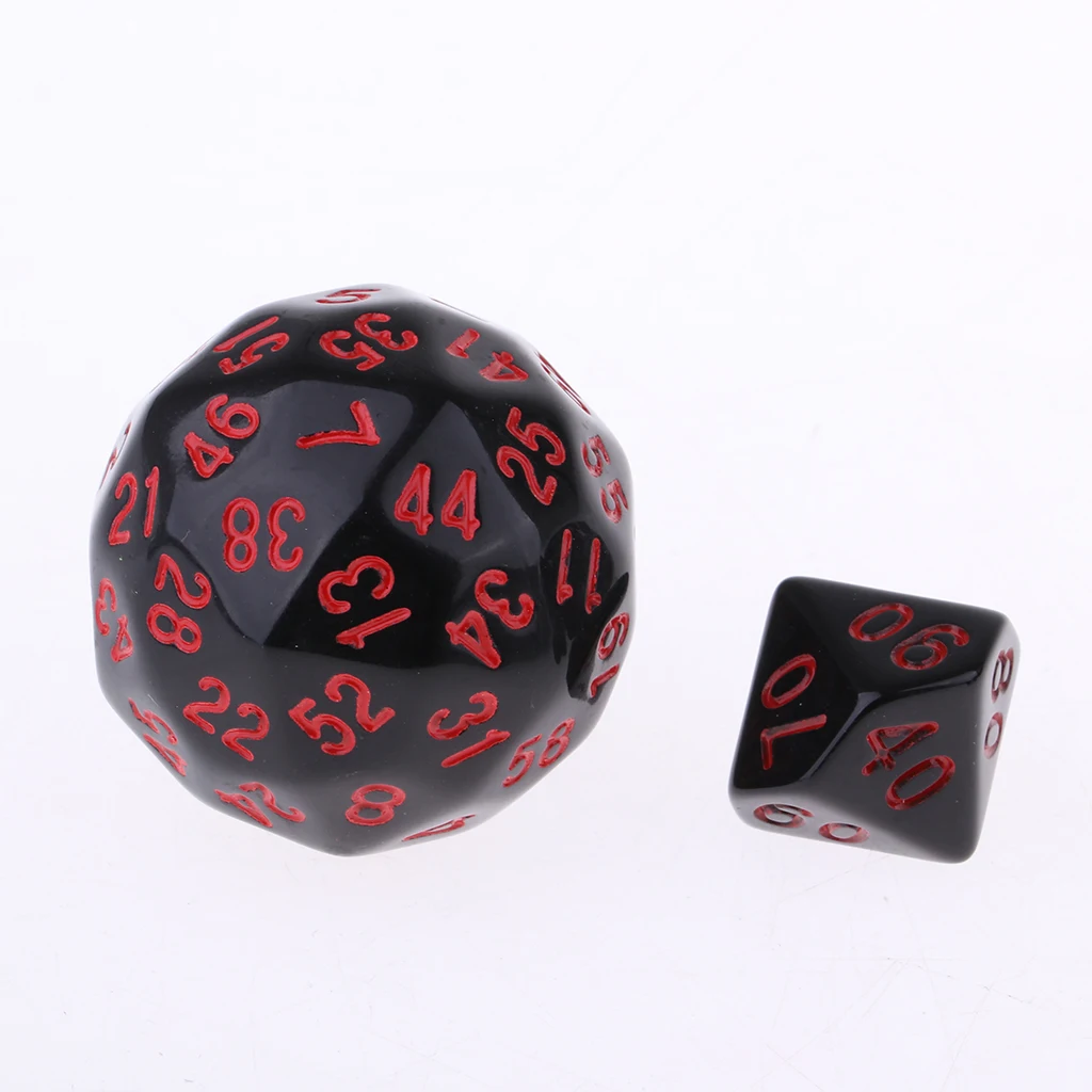 Оптовая продажа 20 штук акриловые многогранные кости набор настольная игра