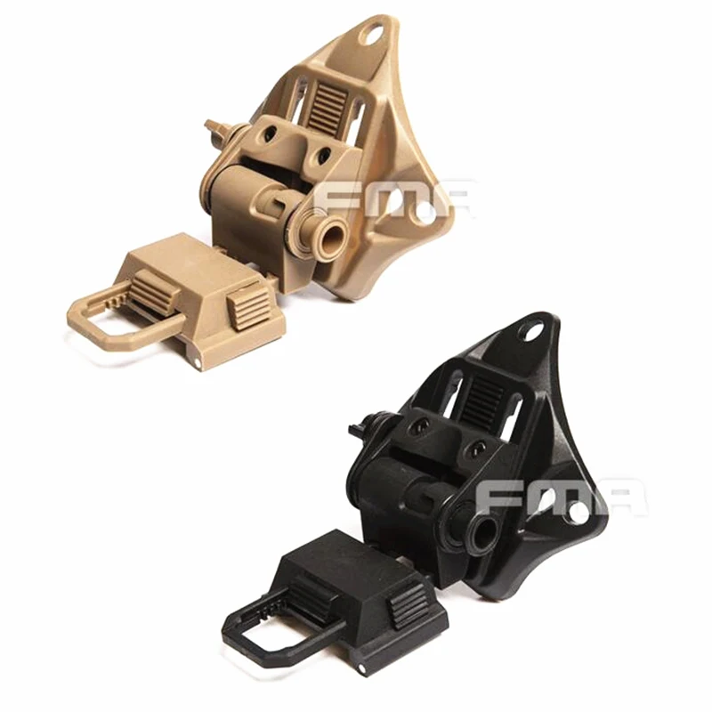 Шлем для страйкбола пейнтбола тактической охоты L4G19 NVG Mount BK пластиковая версия