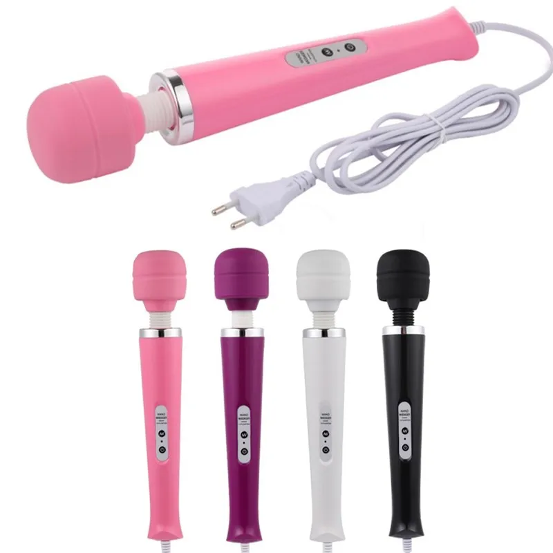 Мощный 10 вибрации Волшебная палочка USB зарядка массажер для тела G Spot вибратор