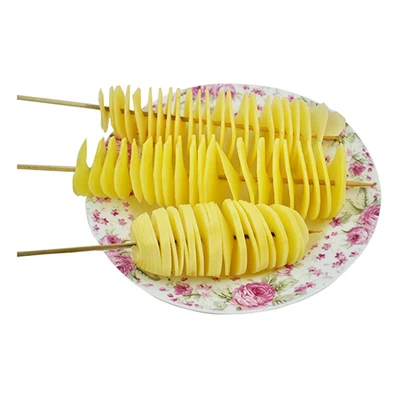 Спиральный резак для картофеля нержавеющая сталь торнадо картофель спиральный