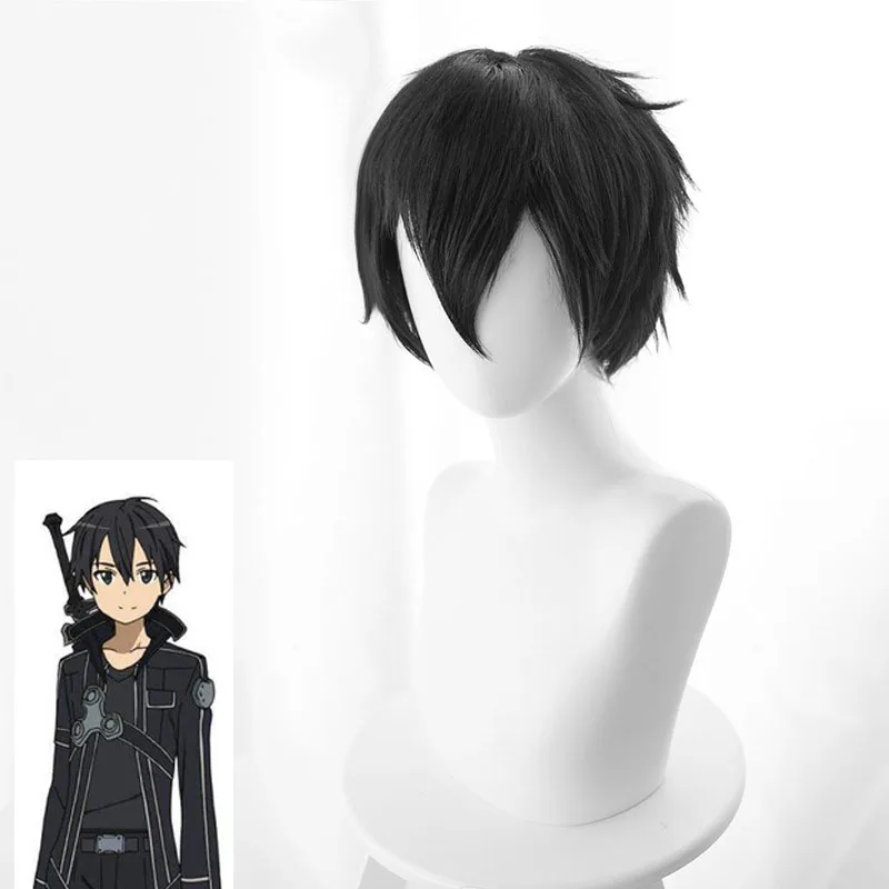 Sword Art Online Косплей SAO костюм Kazuto Kirigaya kiito полный комплект для Хэллоуина с париком для мужчин костюмы S-XL