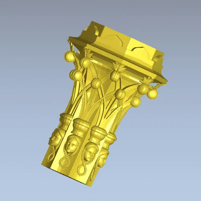 Высокое качество новая 3D модель для cnc мебель украшения резная фигурка