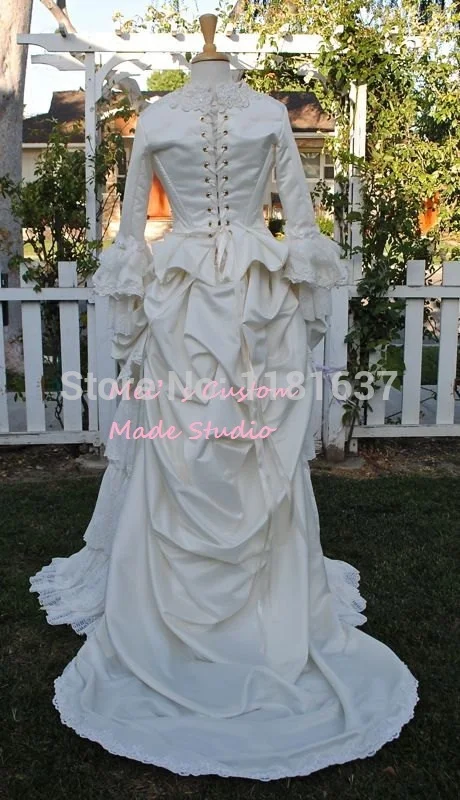 На заказ 18-го века викторианская суета Кристин платье определенного периода от