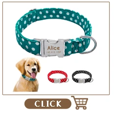 Leather Dog Collar For Large Dogs Reflective Personalized Pet ID Collars Nameplate For Medium Large Pitbull Bulldog Labrador