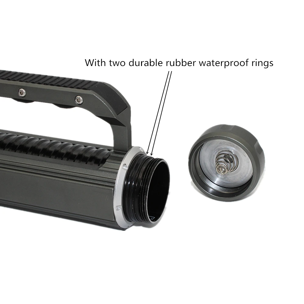 Фонарик для подводного погружения и дайвинга водонепроницаемый фонарик фонарь с