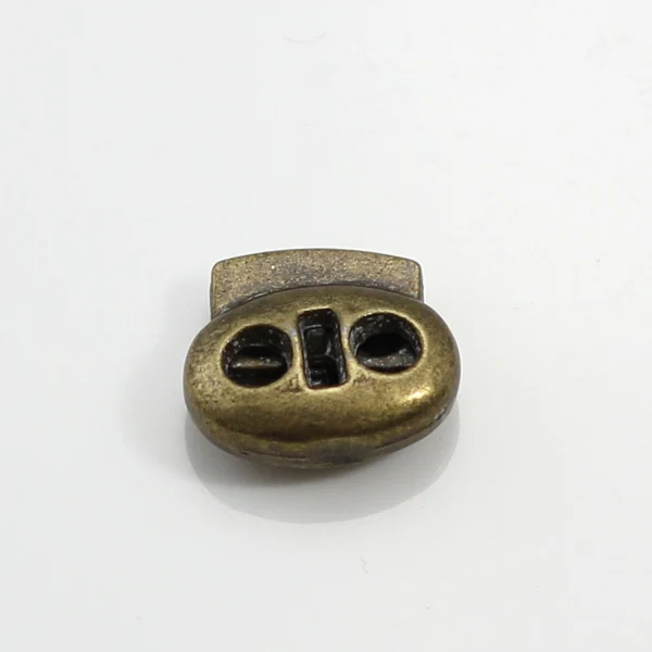 Металлический античный бронзовый стоппер застёжка тогл веревка зажим шнурок