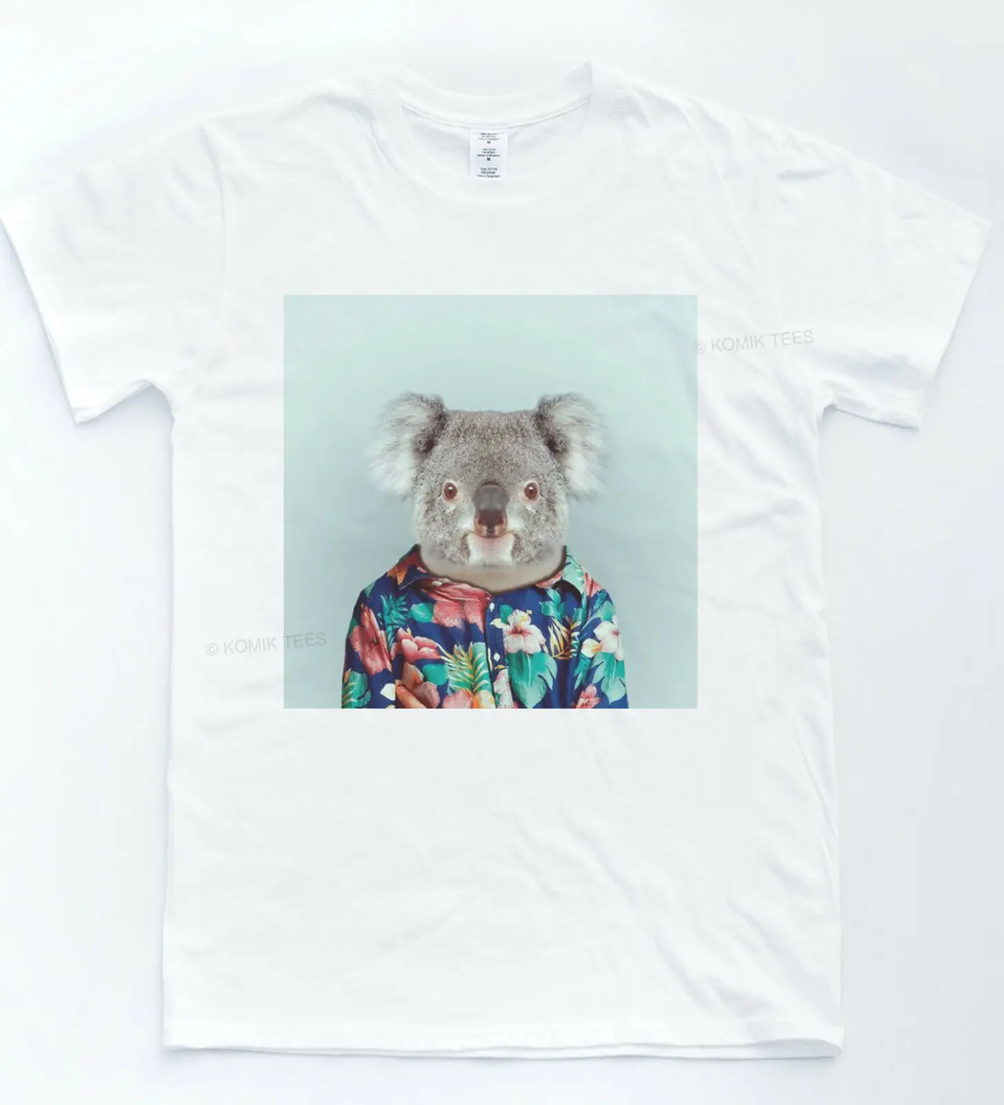 Футболка KOALA SELFIE винтажный цветочный узор забавная футболка Инди Ретро животные