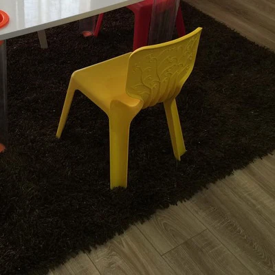 yellow Современный классический детский пластиковый складируемый стул модный детский стек пластиковый полипропилен обеденный стул детский сад Детские Обучающие стулья - Цвет: yellow
