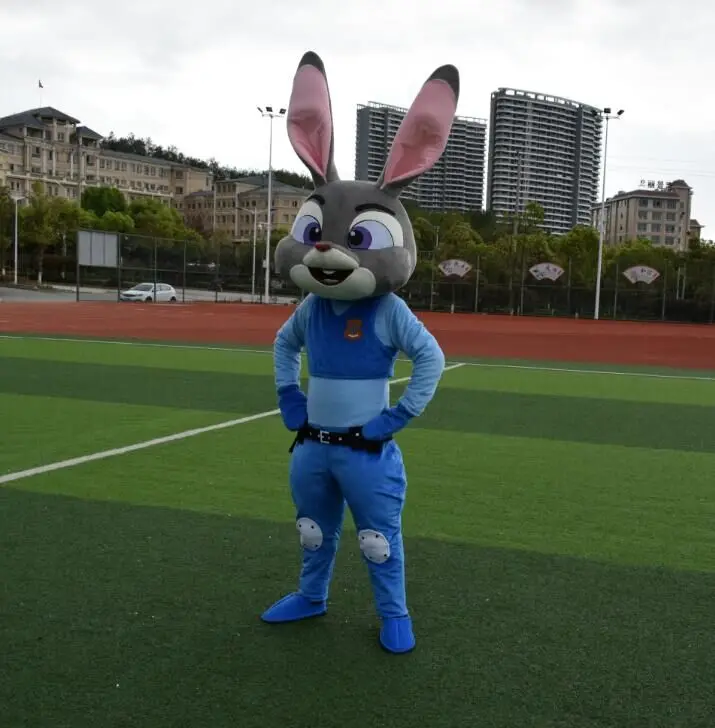 Zootopia Джуди талисман фестиваля костюм воскресение ролевая игра косплей одежда