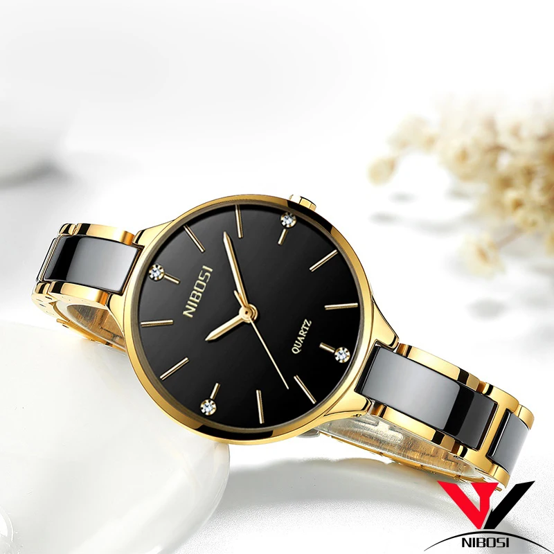 Relojes Para Mujer NIBOSI женские часы браслет наручные водонепроницаемые Модные
