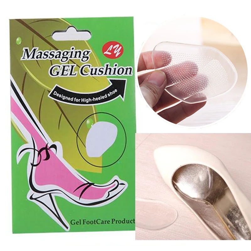 1 шт. Медицинские прозрачные силиконовые подушечки для ног на высоком каблуке