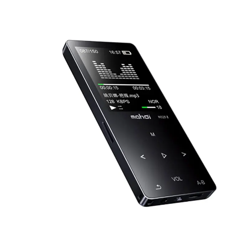 Новые металлические Bluetooth Спорт MP3 плеер Портативный аудио 16 ГБ с Встроенный
