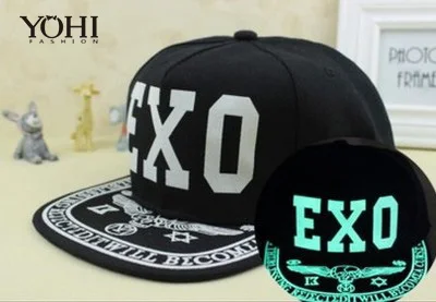 I Новая модная флуоресцентная хип-хоп кепка для женщин и мужчин Snapback cap s светящиеся Gorras Спортивная Кепка бейсболка «поло» Bas eball cap - Цвет: I