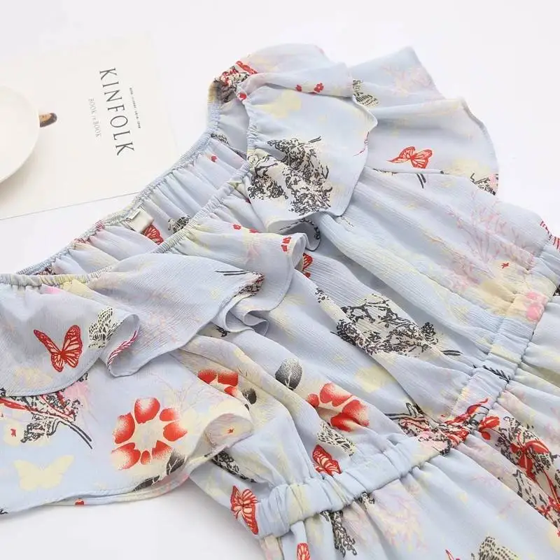 Женское платье для грудного вскармливания Goaryunve без рукавов с лепестками и