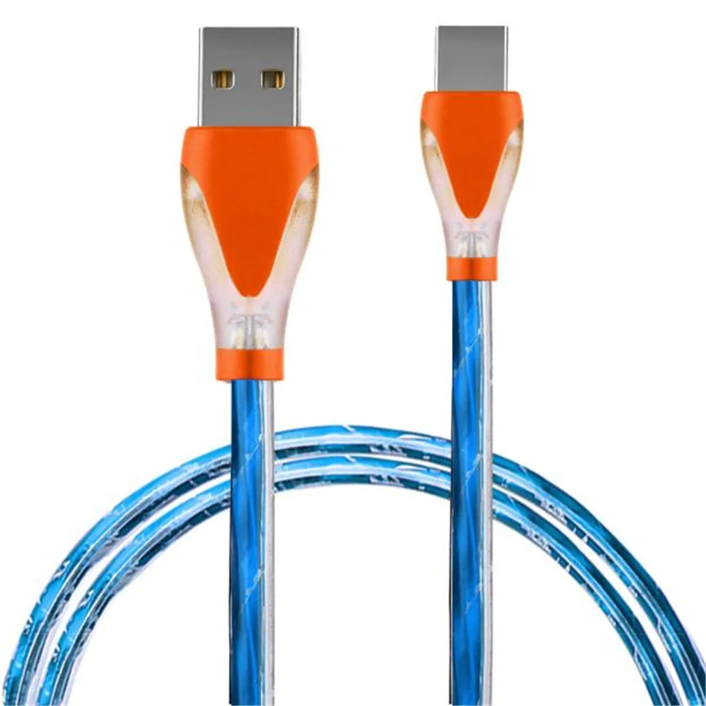 1 м светодиодный светильник Micro USB кабель адаптер зарядное устройство кабель синхронизации данных для samsung Hauwei Xiaomi Android телефон планшет usb кабель для зарядки