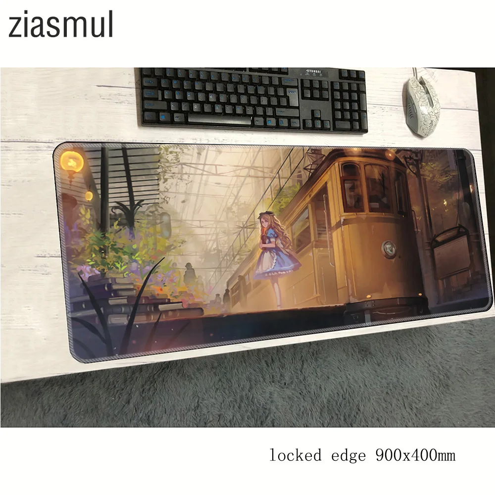 Коврики для мыши Алиса высокого качества 90x40 см Коврик notbook компьютерный коврик