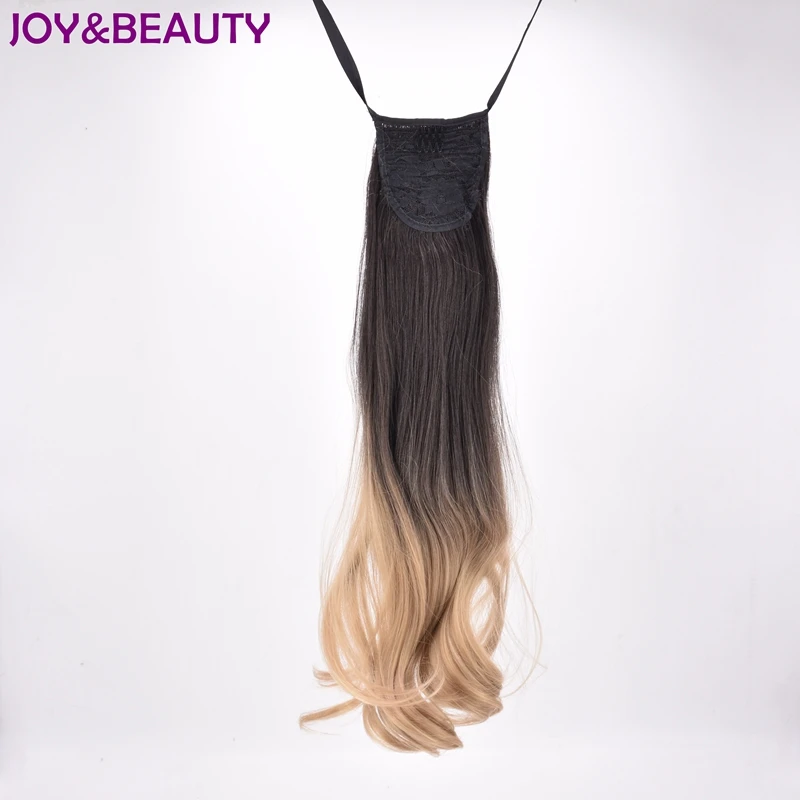 JOY& BEAUTY, смешанные цвета, синтетические волосы, длинные волнистые когти, хвосты, 22 дюйма, конский хвост, конский хвост, термостойкий парик для женщин