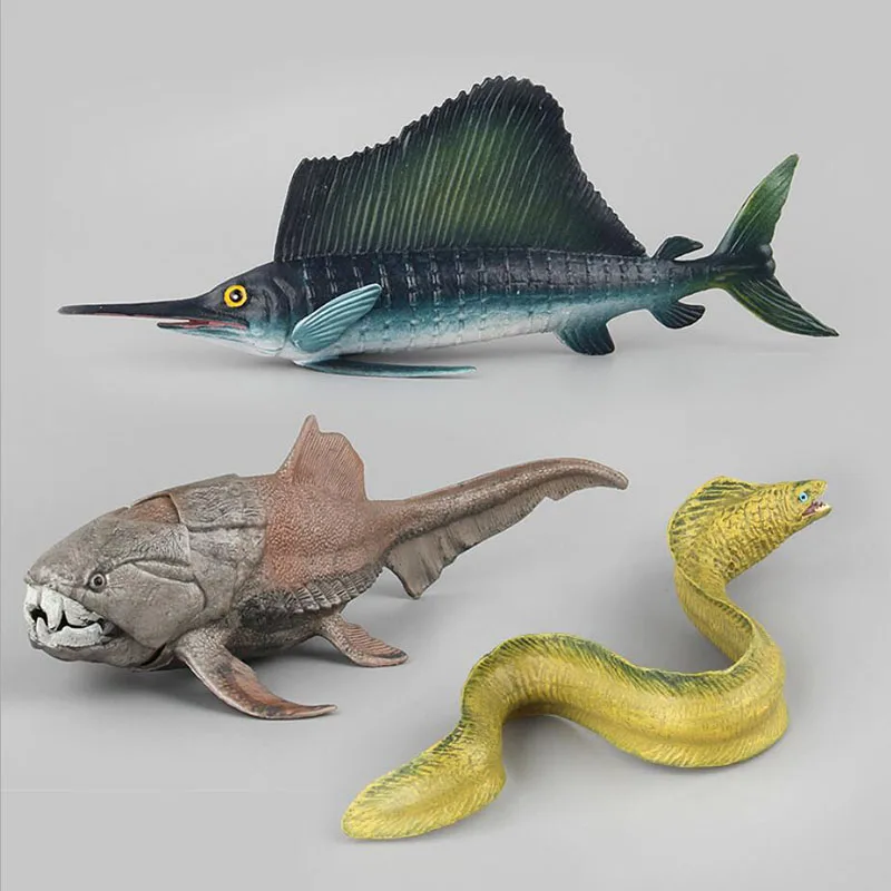 Детские игрушки искусственная фигурка искусственный меч кальмар Dunkleosteus подарок