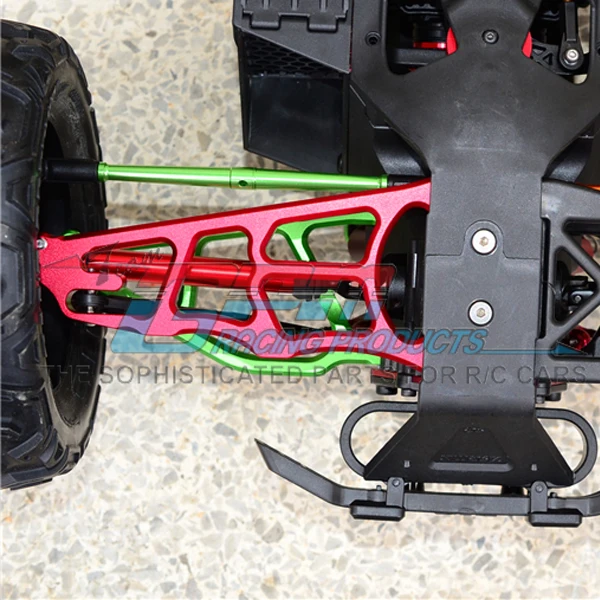 GPM для ARRMA 1/8 NERO 6S алюминиевая передняя нижняя A arm Pair MAN055|Детали и аксессуары| |