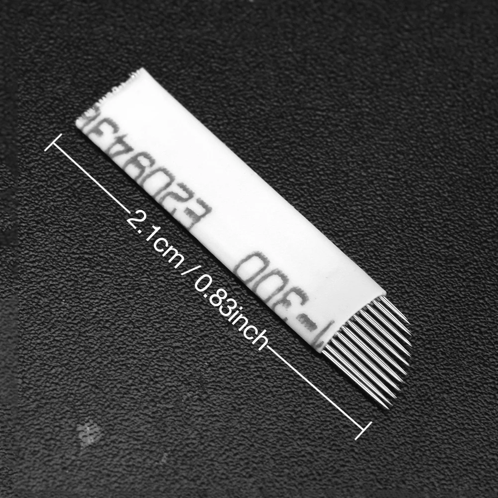 50 шт. двойные иглы для татуажа бровей 21 пин| |