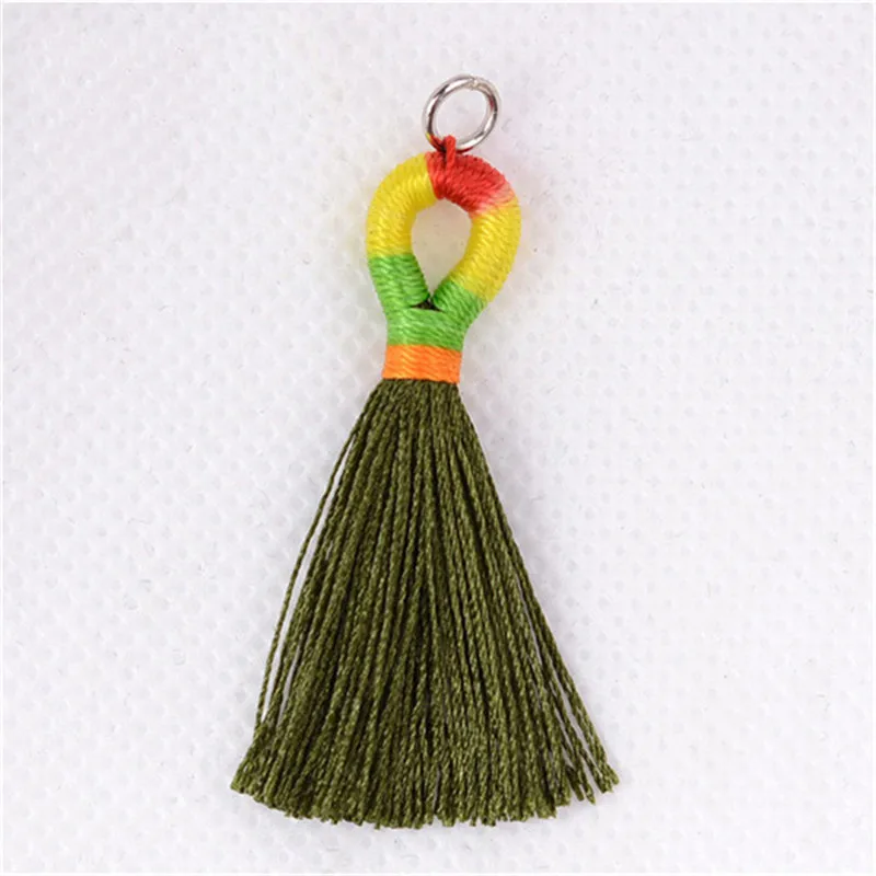 2 шт./упак. Цвет китайский узел кисточкой DIY Закладка для книги ремесла