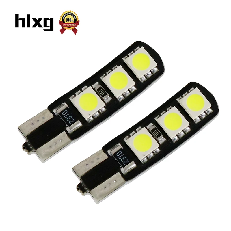 HLXG 2 шт. T10 W5W LED 194 6SMD чипы 5630 5730 Светодиодные Автомобильные клиновидные поворотные