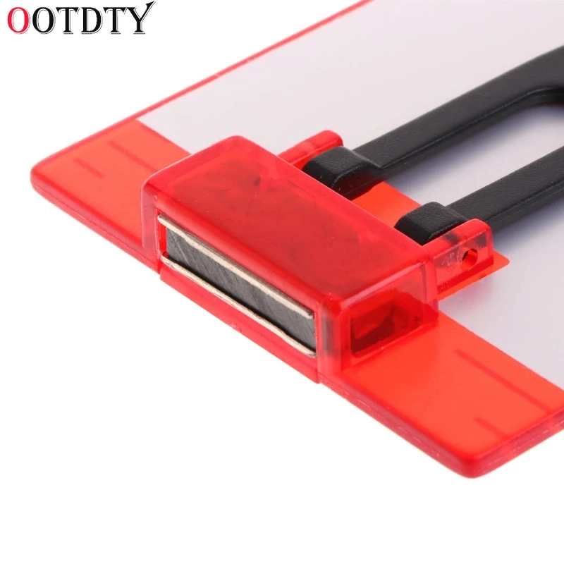 Магнитная красная Целевая пластина OOTDTY для вращающегося лазерного нивелира с