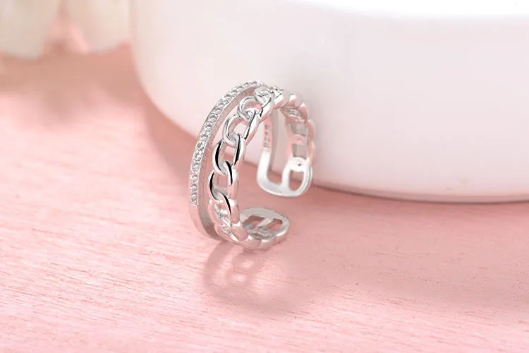 Eisen Роскошные очарование австрийского хрусталя Большой Циркон кольцо