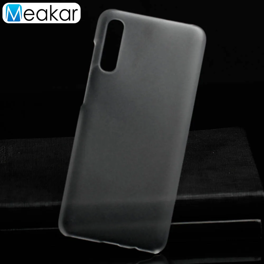 Матовая Пластик Coque 6.7For samsung Galaxy A70 чехол для samsung Galaxy A70 A705F телефона чехол-лента на заднюю панель - Цвет: Transparent