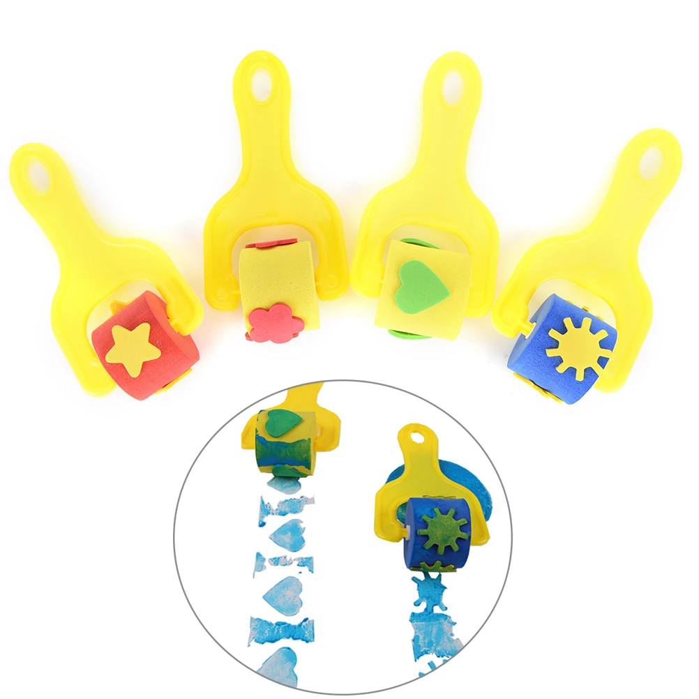 Кисть EVA детский художественного ремесла краска случайный Цвет маленьких детей с