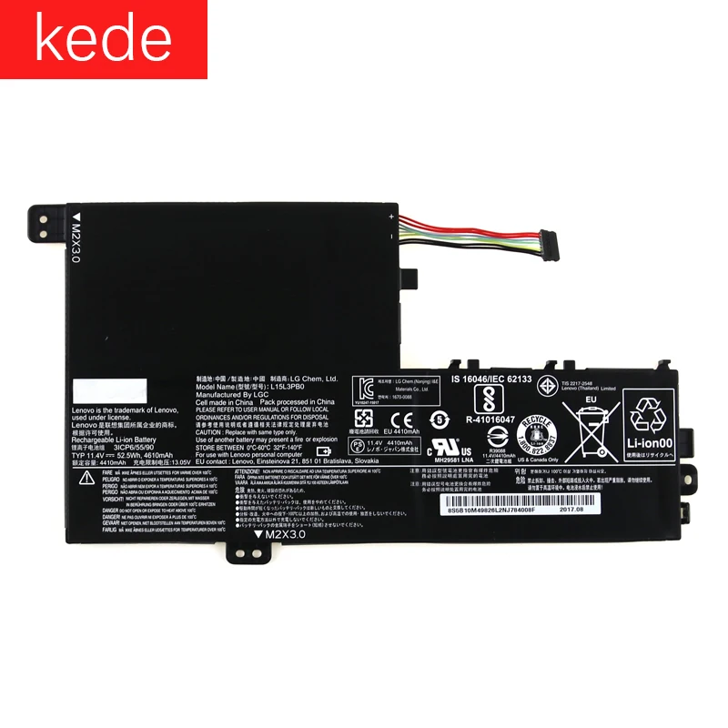 Kede для lenovo flex4-1580 ноутбука батарея flex3 L15M3PB0 L15L3PB0 80R4 4610 мАч