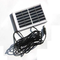 BUHESHUI 1.2W 6V Solar Cell With DC5521 Cable 3M Polycrystalline DIY Solar Panel Charger For 3.7V Battery Light 130*84MM 10pcs