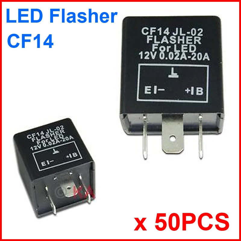 50 шт. CF14 JL 02 LED Flasher 3 Pin электронный релейный модуль исправление SMD указатель