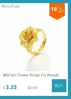 MxGxFam(45 см x 3,5 мм) классическая Вышивка Цветы ожерелья для женщин 24 К чистого золота цвет свадебные украшения