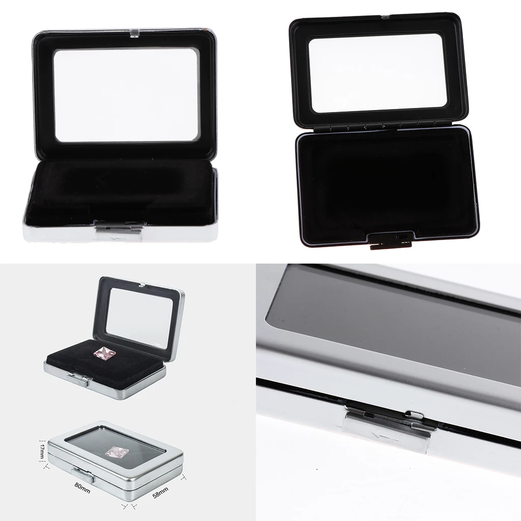 Гальваническая железная коробка с бриллиантовым драгоценным камнем для