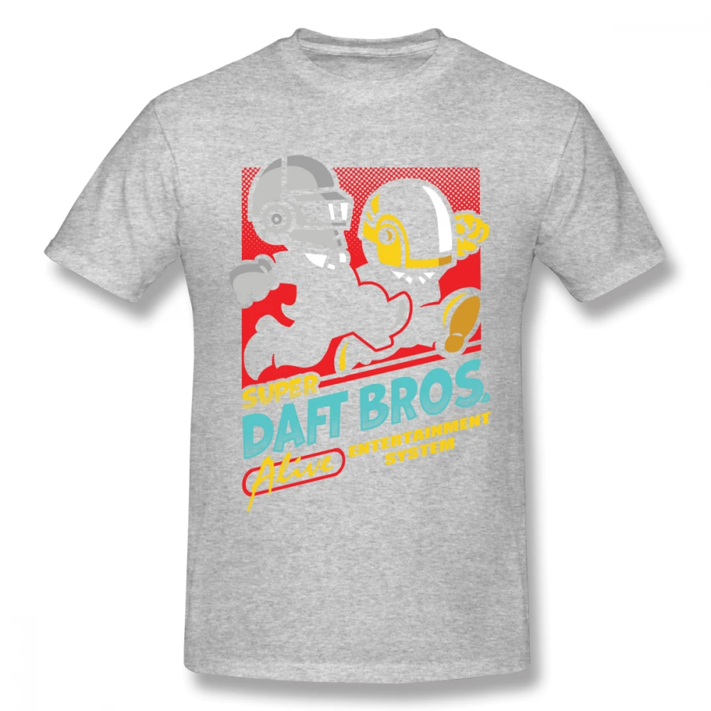 Daft Bros Панк футболка для мужчин плюс размер 4XL пара Camiseta | Мужская одежда