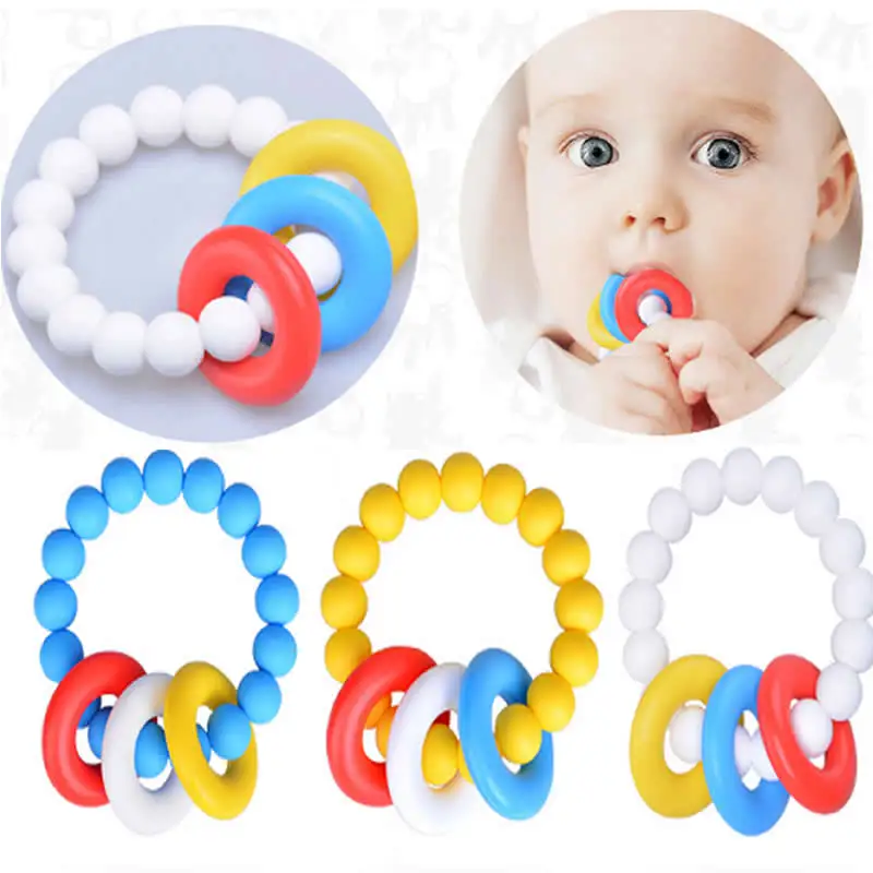 Детское силиконовое кольцо для зубов клей зубов|Детские прорезыватели| |