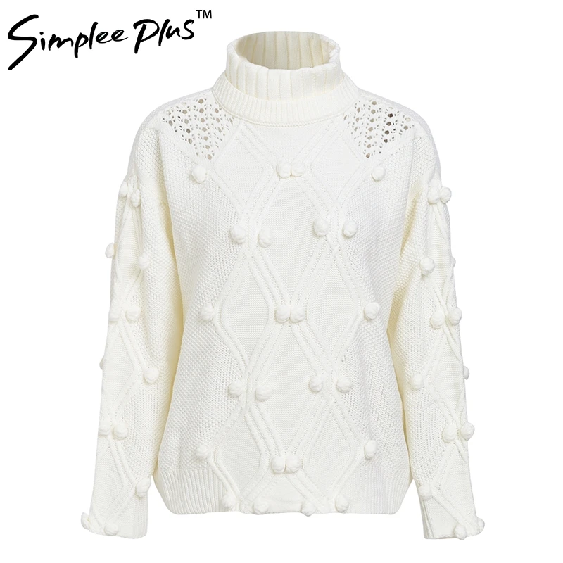 Simplee плюс вязаный свитер женский трикотажный рукав летучая мышь зимний 2018 осень