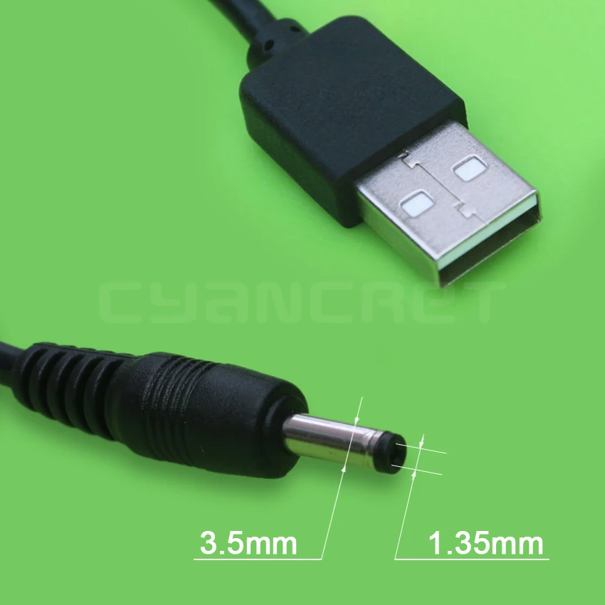 Кабель питания с USB на DC 3 5x1 35 мм 1 5 м 2 А поддержка В 9 или 12 соединительный кабель