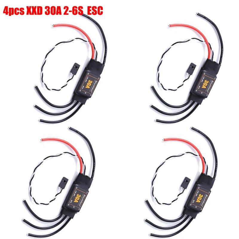 4 шт. XXD 30A 2 6S бесщеточный ESC OPTO для fpv racing 450 Вертолет фотоконтроллер скорости